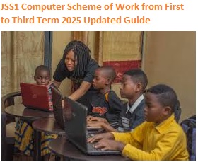 JSS1 Computer Scheme of Work from First to Third Term 2025 Updated Guide