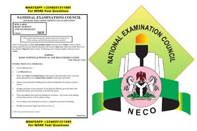 NECO English Language Objective Questions and Answers (2025/2026)